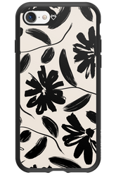 Monochrome Flowerss 2.0 - Apple iPhone 7