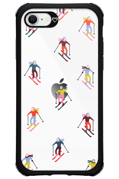 Snow Motion (Transparent) - Apple iPhone SE 2022