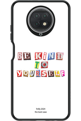 Be Kind To Yourself White - Xiaomi Redmi Note 9T 5G