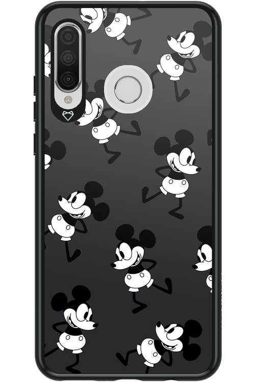 Iconic Mouse (antracite pattern) - Huawei P30 Lite