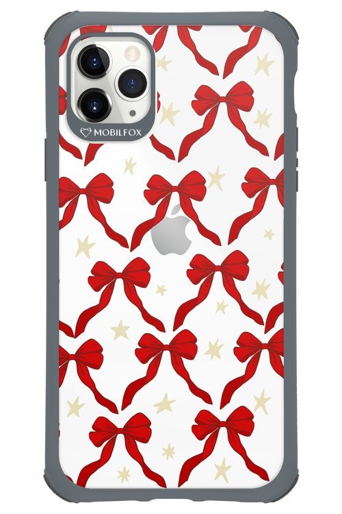 Bow & Stars (Transparent) - Apple iPhone 11 Pro Max