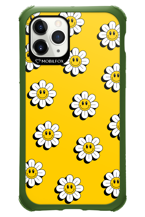 Smiley Flowers - Apple iPhone 11 Pro