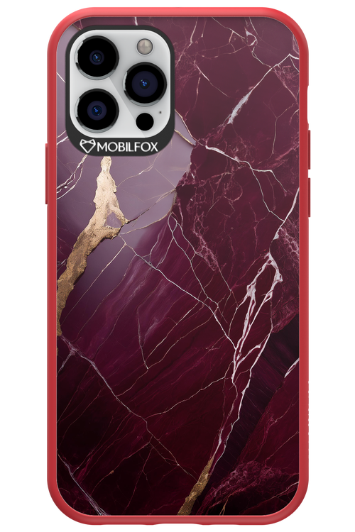 Burgundy Marble 2.0 - Apple iPhone 12 Pro