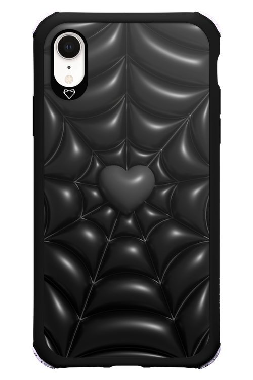 Black Spider Heart - Apple iPhone XR