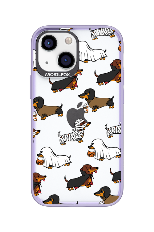 Scary Dachshund (Transparent) - Apple iPhone 13 Mini