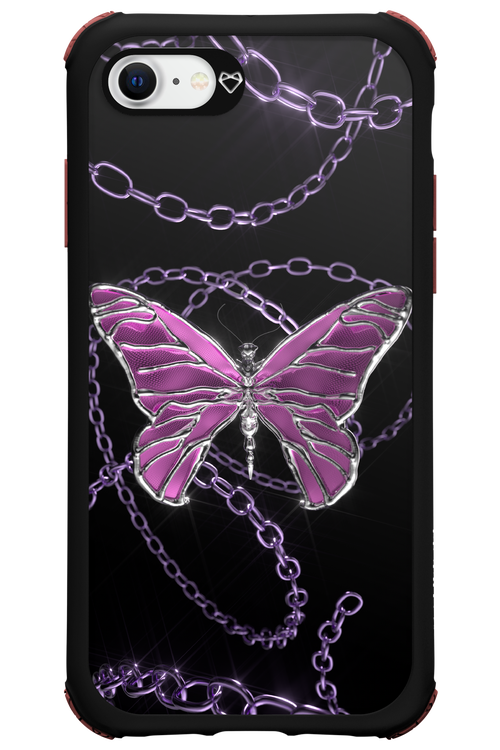 Butterfly Necklace - Apple iPhone SE 2022