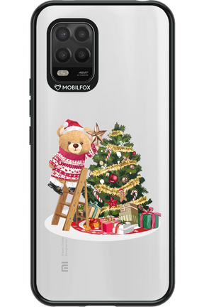 Christmas Bear (Transparent) - Xiaomi Mi 10 Lite 5G