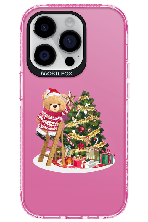 Christmas Bear (Transparent) - Apple iPhone 14 Pro