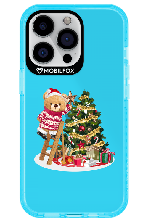 Christmas Bear (Transparent) - Apple iPhone 13 Pro