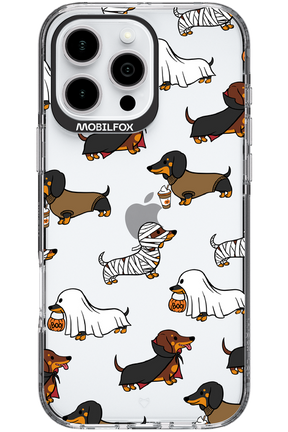 Scary Dachshund (Transparent) - Apple iPhone 16 Pro Max
