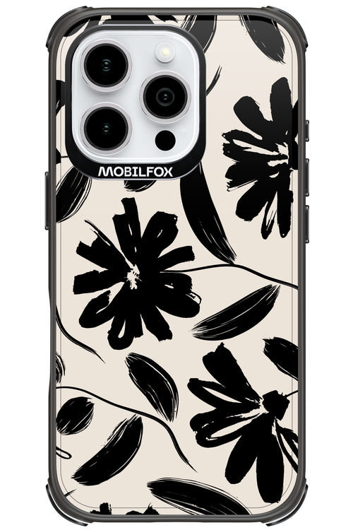 Monochrome Flowerss 2.0 - Apple iPhone 16 Pro