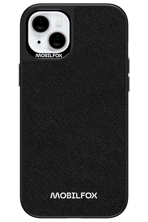Logo White Leather 2.0 - Apple iPhone 15 Plus