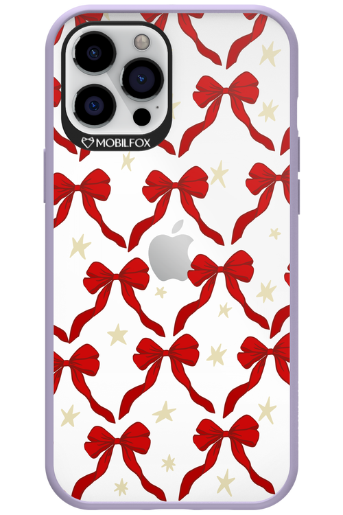 Bow & Stars (Transparent) - Apple iPhone 12 Pro Max