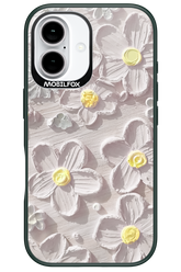 White Flowers - Apple iPhone 16