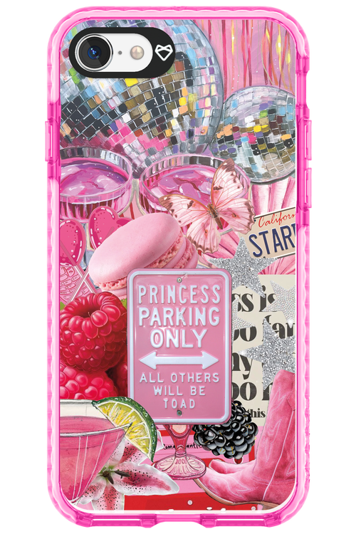 PINK PRINCESS - Apple iPhone 8