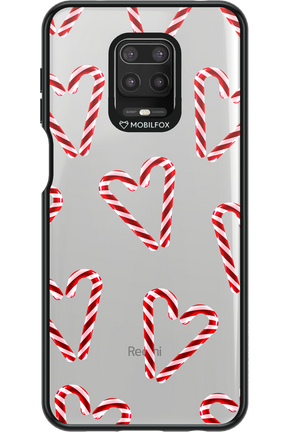 Candy Cane Hearts - Xiaomi Redmi Note 9 Pro