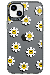 Smiley Flowers Transparent - Apple iPhone 14 Plus