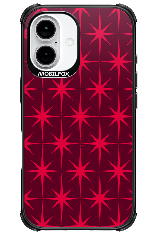 Burgundy Starss - Apple iPhone 16