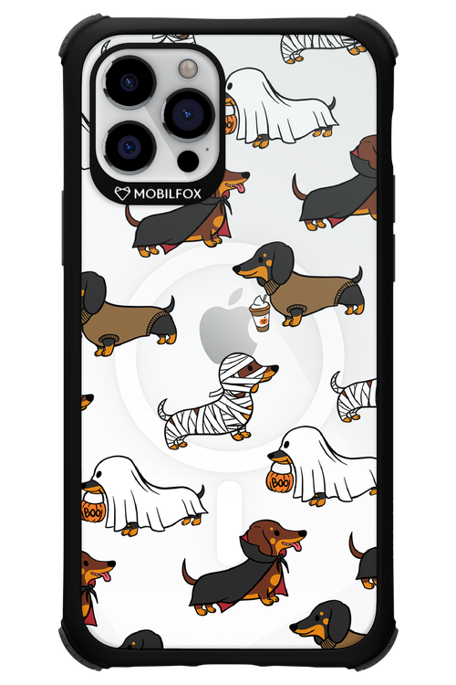 Scary Dachshund (Transparent) - Apple iPhone 12 Pro