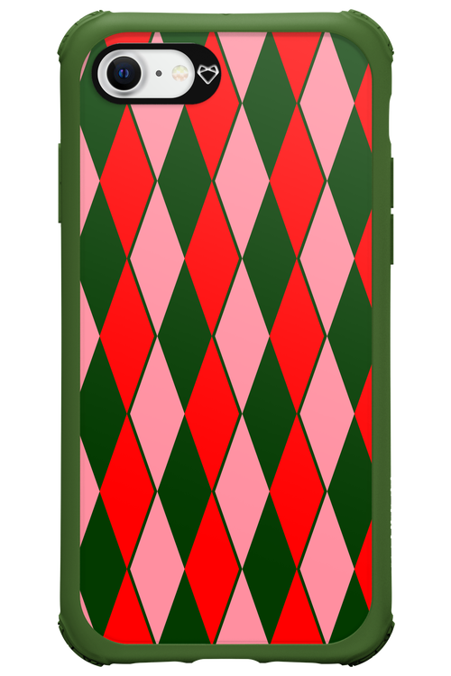 Retro Christmas - Apple iPhone 8