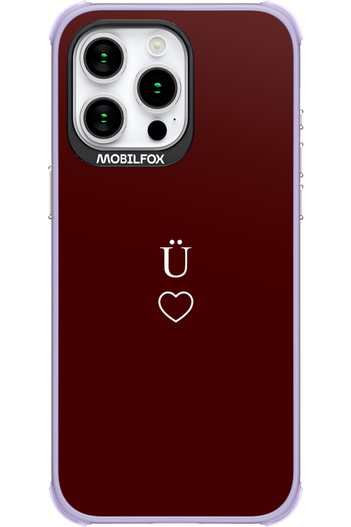 U Burgundia II 2.0 - Apple iPhone 15 Pro Max