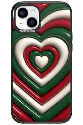 XMAS Hearts - Apple iPhone 15 Plus