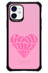 Good Vibes Heart - Apple iPhone 12