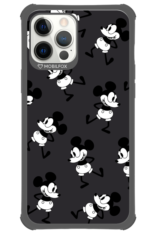Iconic Mouse (antracite pattern) - Apple iPhone 12 Pro Max