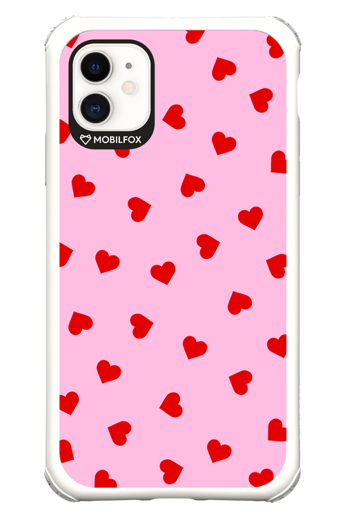 Sprinkle Heart Pink - Apple iPhone 11