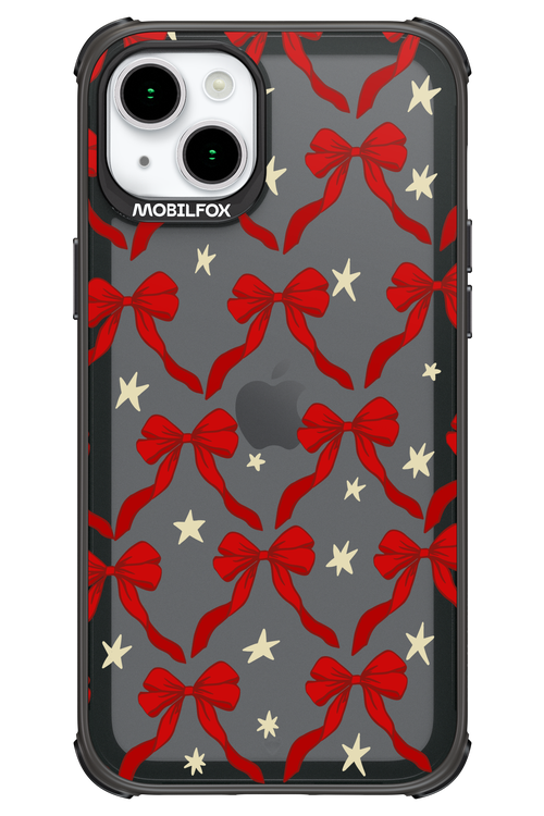 Bow & Stars (Transparent) - Apple iPhone 15 Plus