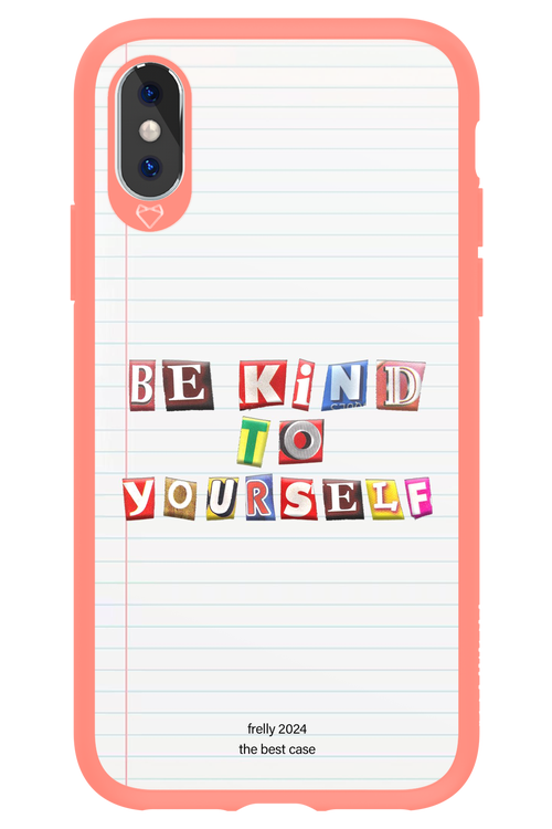 Be Kind To Yourself Notebook - Apple iPhone X