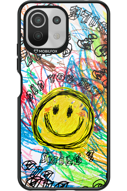 Crayon Smiley Colorful - Xiaomi Mi 11 Lite (2021)