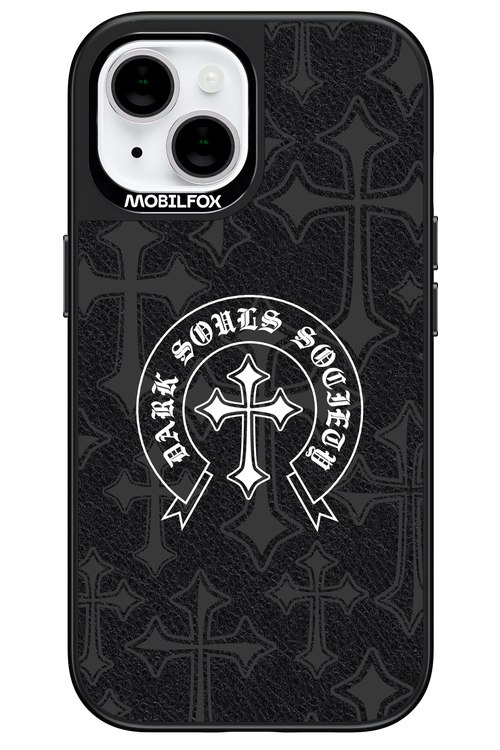 Dark Souls Society (Leather) - Apple iPhone 15
