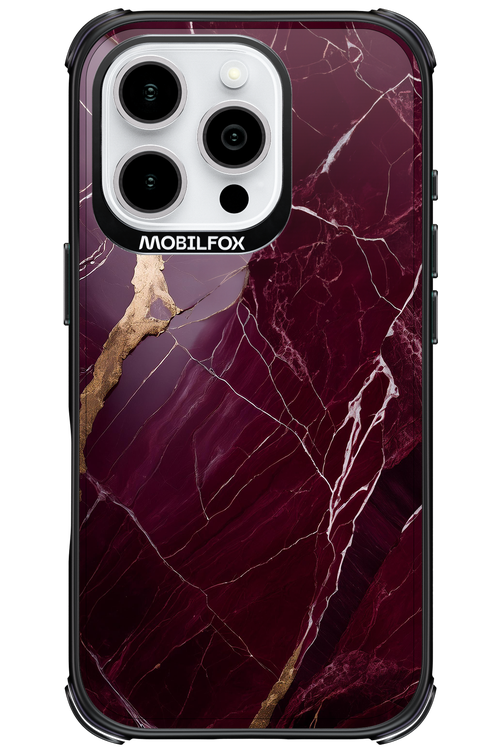 Burgundy Marble - Apple iPhone 16 Pro