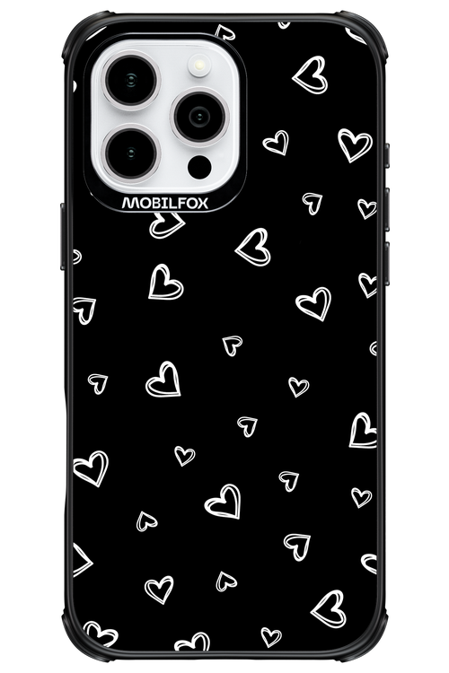 Monochrome Hearts 2.0 - Apple iPhone 16 Pro Max