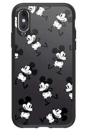 Iconic Mouse (antracite pattern) - Apple iPhone XS