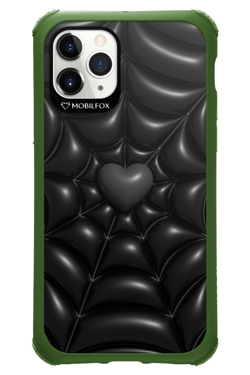 Black Spider Heart - Apple iPhone 11 Pro