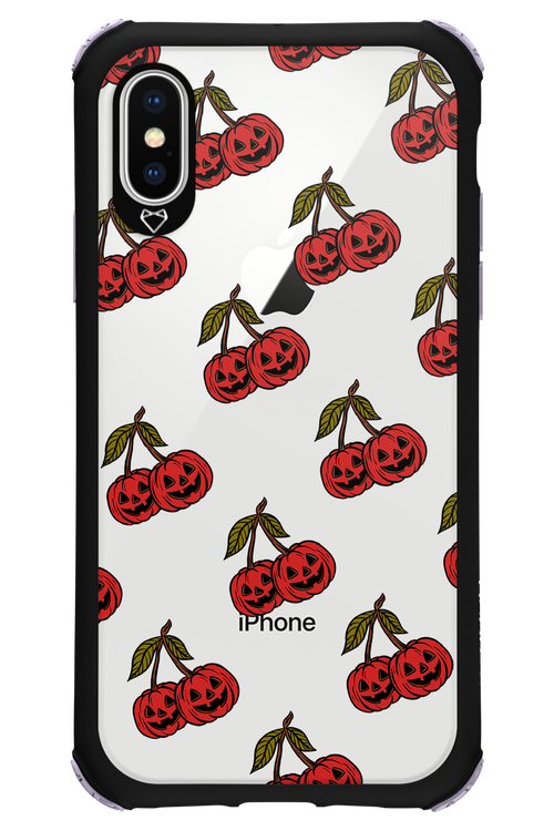 Spicey Pumpkin (Transparent) - Apple iPhone X