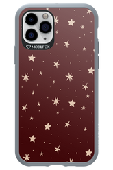 Burgundy Stars - Apple iPhone 11 Pro