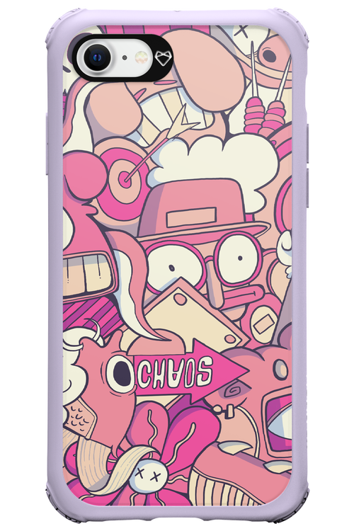 Coral Chaos - Apple iPhone 8
