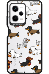 Scary Dachshund (Transparent) - Xiaomi Redmi Note 12 Pro 5G