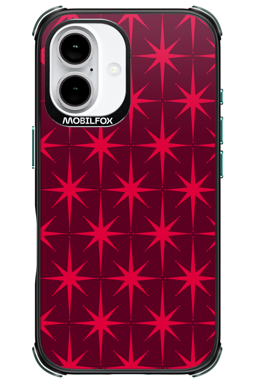 Burgundy Starss - Apple iPhone 16