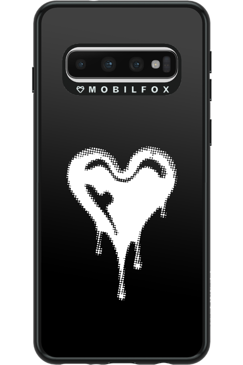 Heart Black - Samsung Galaxy S10