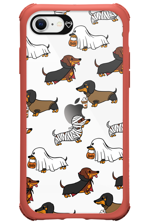 Scary Dachshund (Transparent) - Apple iPhone SE 2022