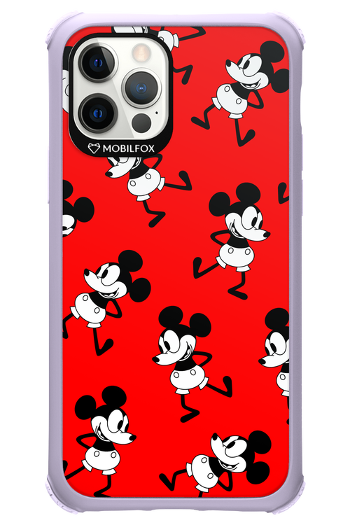 Iconic Mouse (red pattern) - Apple iPhone 12 Pro
