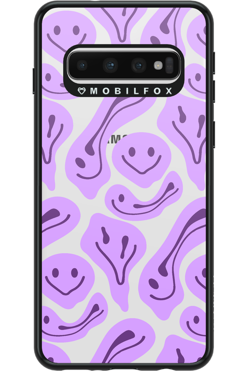 Fluid Smiley Purple - Samsung Galaxy S10