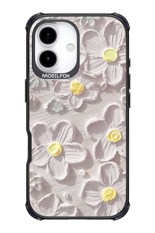 White Flowers - Apple iPhone 17