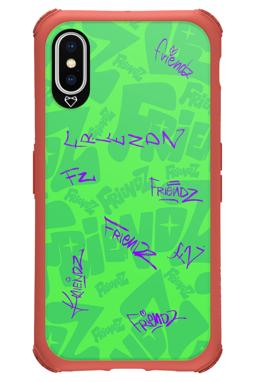 FRIENDZ Green - Apple iPhone XS