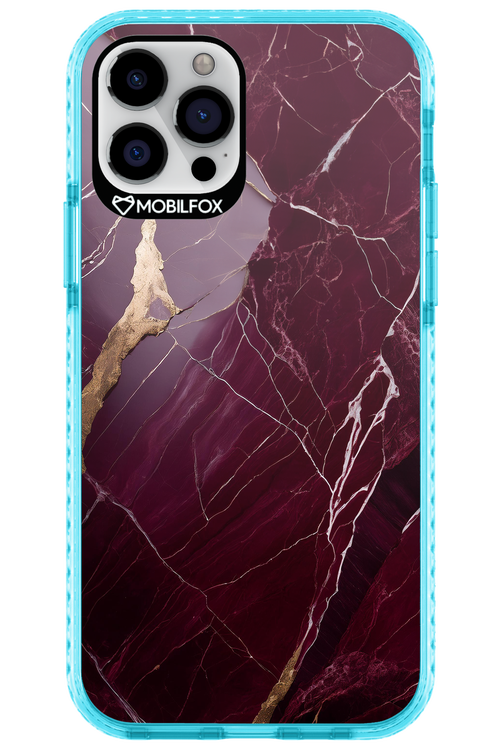 Burgundy Marble - Apple iPhone 12 Pro