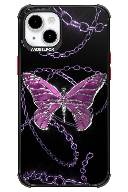 Butterfly Necklace - Apple iPhone 15 Plus